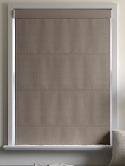 Otter Brown Harvi Made To Measure Roman Blinds - Image 5 of 6