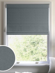 Slate Grey Harvi Made To Measure Roman Blinds - Image 1 of 6