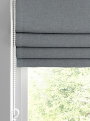 Slate Grey Harvi Made To Measure Roman Blinds - Image 2 of 6