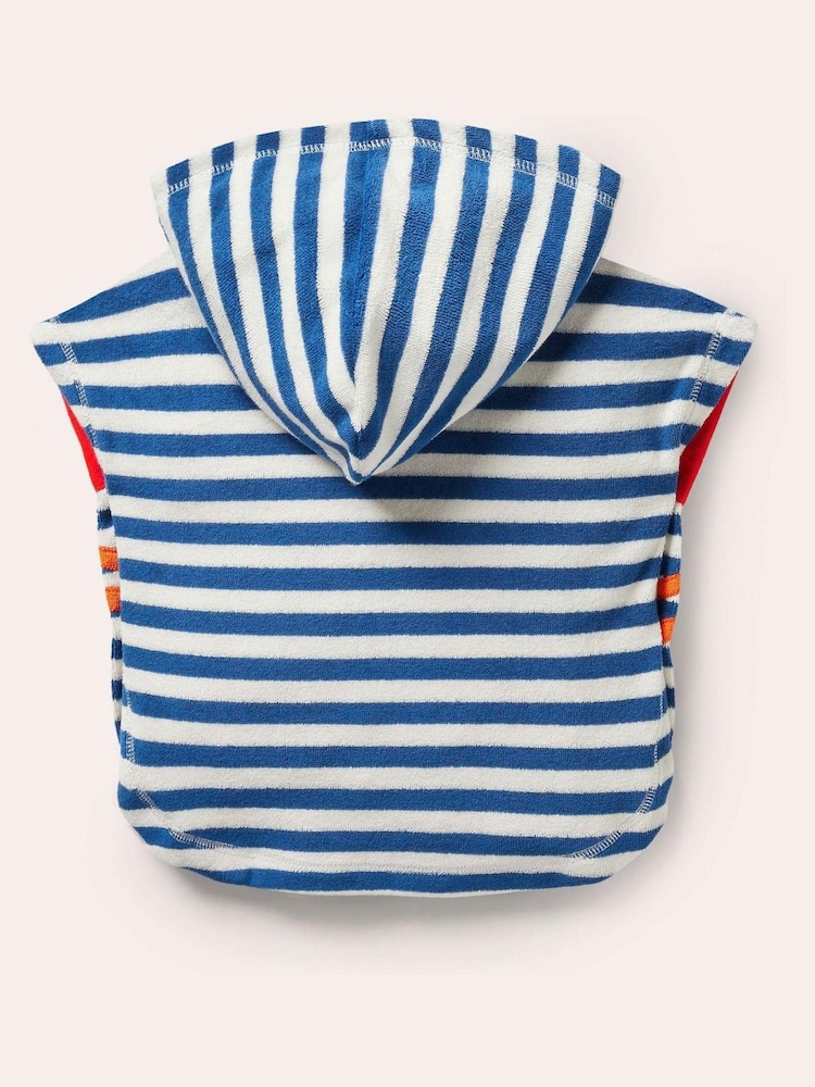 Boden Blue Crab Towelling Cover-Up - Image 2 of 3