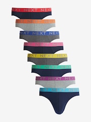 Mixed Base Bright Waistband 8 pack Bright Waistband Briefs 8 Pack - Image 1 of 14