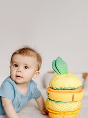 Melissa & Doug Pineapple Soft Stacker - Image 7 of 9