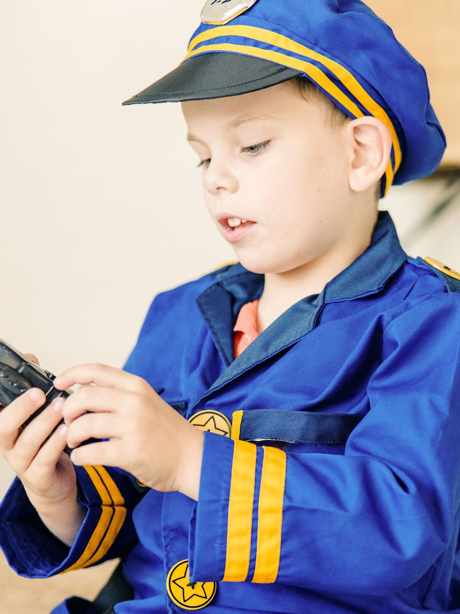 3-Piece Kids Community Helper Dress-Up Vest Set - Police & Career Costumes