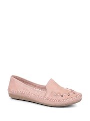 Pavers Leather Slip-On Pumps - Image 2 of 5