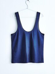Blue Metallic Scoop Vest - Image 6 of 11
