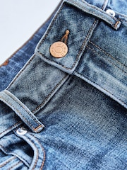 Own. Mid Blue Mid Rise Straight Jeans - Image 3 of 7