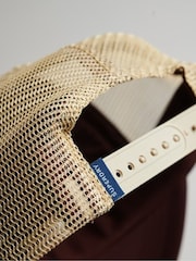 Superdry Brown Vintage Trucker Cap - Image 3 of 5