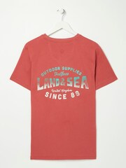 FatFace Pink Outdoor Supplies Graphic T-Shirt - Image 5 of 6