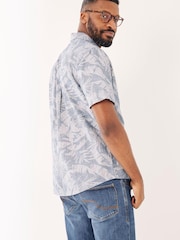 FatFace Blue Padson Palm Print Shirt - Image 2 of 4