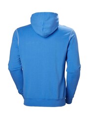Helly Hansen Blue 100% Cotton Oxford Zip Up Hoodie - Image 6 of 6
