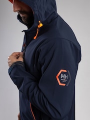 Helly Hansen Chelsea Blue Evolution Hooded Softshell Sweatshirt - Image 3 of 6