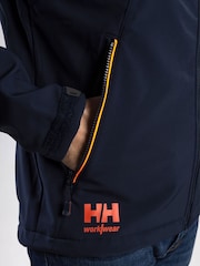 Helly Hansen Chelsea Blue Evolution Hooded Softshell Sweatshirt - Image 4 of 6