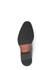 Jones Bootmaker Mens Devon Black Leather Tassel Loafers - Image 5 of 6
