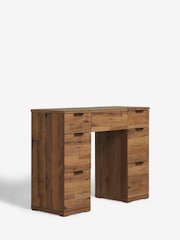 Dark Bronx Oak Effect 6 Drawer Dressing Table - Image 8 of 9
