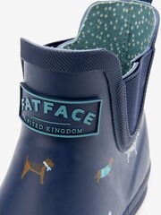 Темно-синий - Женские Chelsea резиновые сапоги FatFace - Image 3 of 4