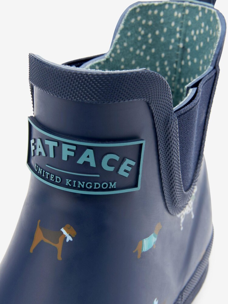 Granatowy - FatFace Womens Chelsea Boot Wellies - Image 3 of 4