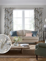Laura Ashley Blue Belvedere Velvet Fabric By The Metre - Image 2 of 2