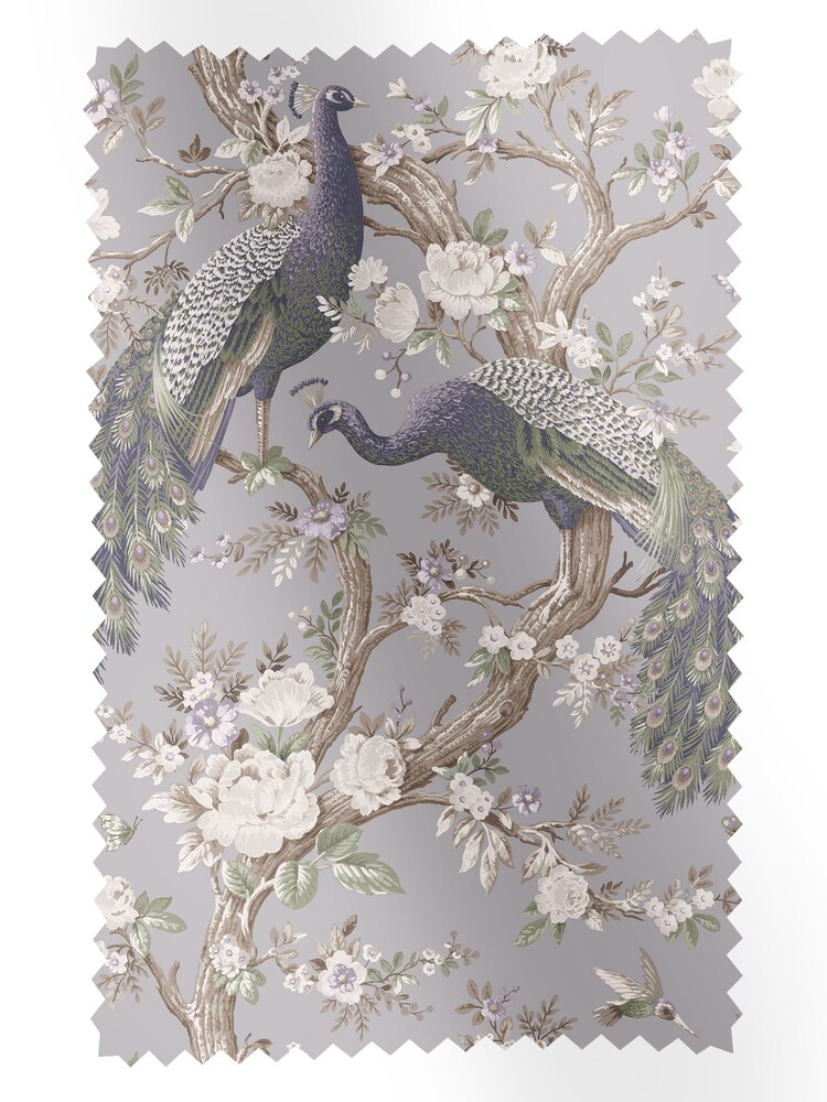 Laura Ashley Purple Belvedere Velvet Fabric By The Metre - Image 1 of 2