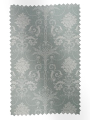 Laura Ashley Green Josette Woven Fabric By The Metre - Image 1 of 2