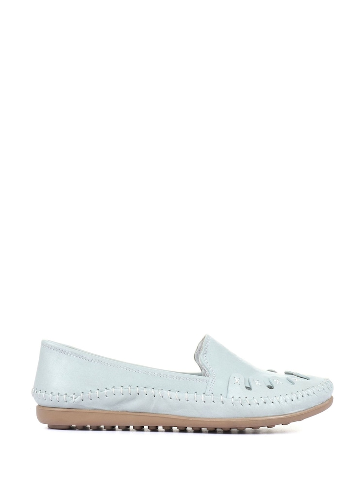 Pavers Leather Slip-On Pumps - Image 1 of 5