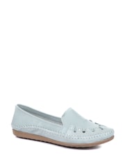 Pavers Leather Slip-On Pumps - Image 2 of 5