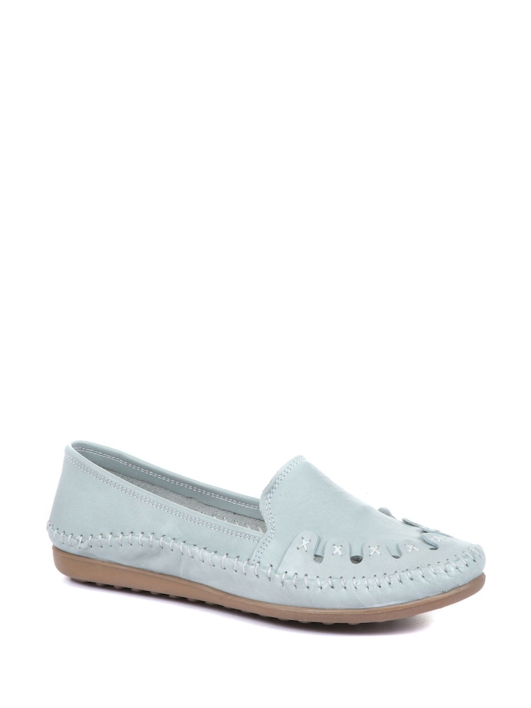 Pavers Leather Slip-On Pumps - Image 2 of 5