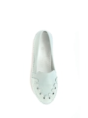 Pavers Leather Slip-On Pumps - Image 4 of 5
