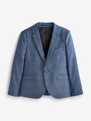 Bright Blue Check Suit: Jacket (3-16yrs) - Image 2 of 4