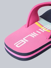 Animal Blue Kids Swish Flip-Flops - Image 5 of 6