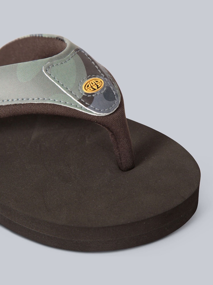 Animal Kids Iris Jekyl Recycled Black Flip Flops - Image 4 of 4