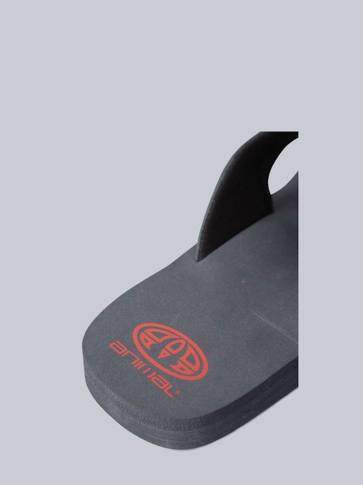Animal Grey Mens Jekyl Flip-Flops - Image 5 of 5