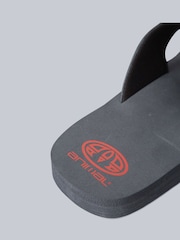 Animal Grey Mens Jekyl Flip-Flops - Image 6 of 10