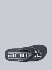 Animal Aqua Blue Mens Jekyl Flip Flops - Image 6 of 7