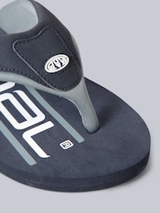 Animal Aqua Blue Mens Jekyl Flip Flops - Image 4 of 4