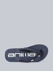 Animal Blue Womens Swish Flip Flops - Image 2 of 4
