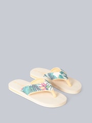 Animal Biege Womens Swish Flip Flops - Image 1 of 4