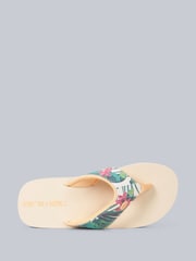 Animal Biege Womens Swish Flip Flops - Image 2 of 4