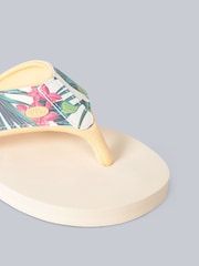 Animal Biege Womens Swish Flip Flops - Image 3 of 4
