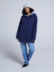 Animal Womens Blue Holywell Recycled Waterproof Jacket - Image 1 of 5