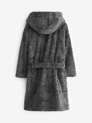 Grey Fleece Dressing Gown (1.5-16yrs) - Image 2 of 3
