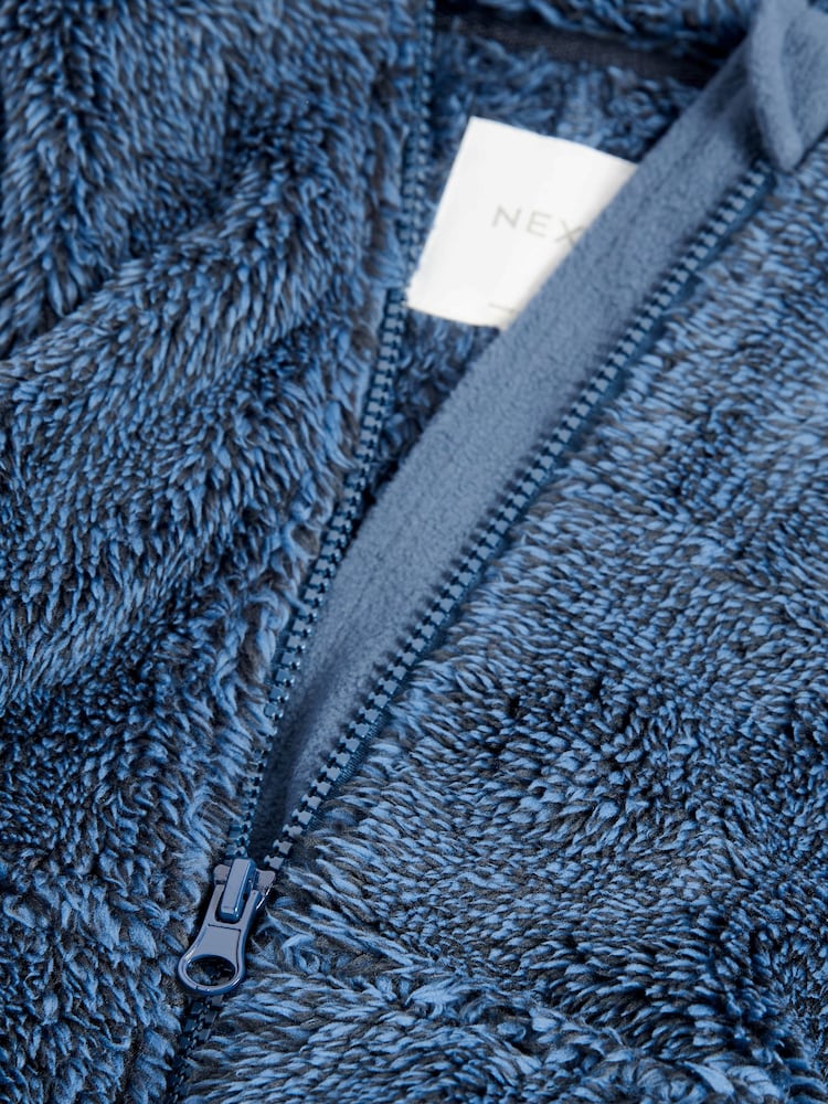 Navy Fleece All-In-One (3-16yrs) - Image 3 of 3