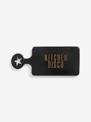 Rockett St George Black Kitchen Disco Wood Serveboard - Image 1 of 3