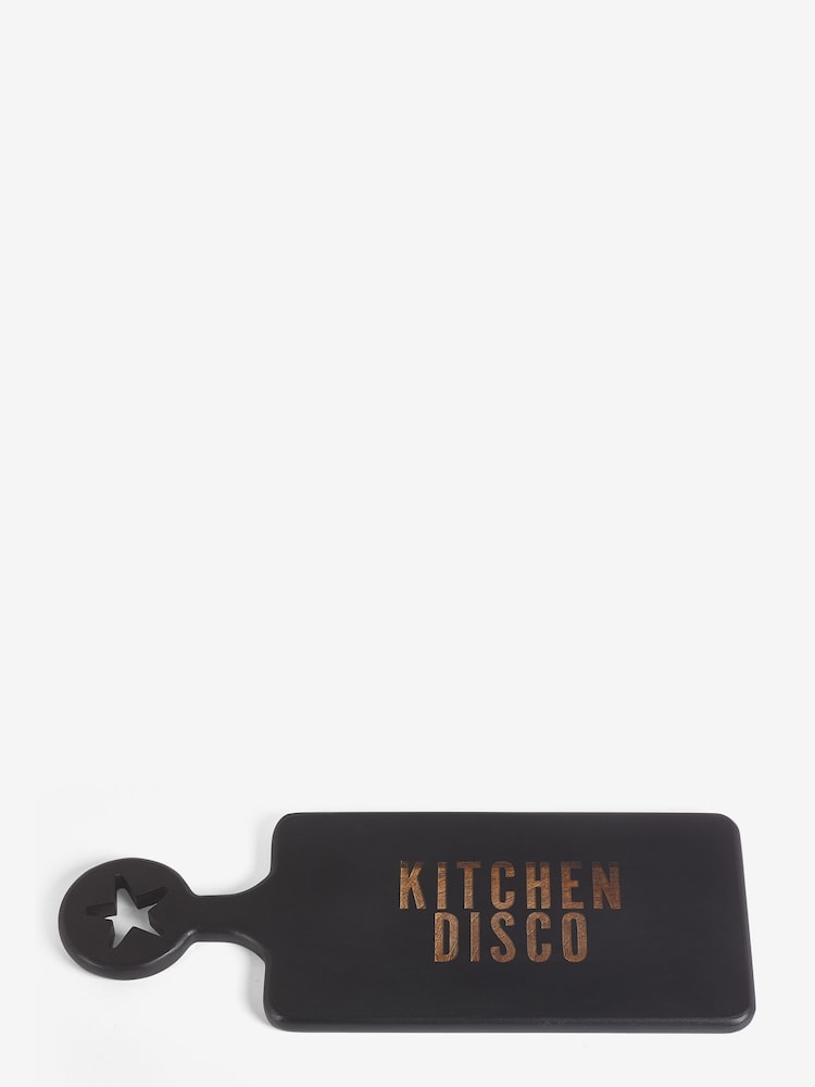Rockett St George Black Kitchen Disco Wood Serveboard - Image 3 of 3 Rockett St George Black Kitchen Disco Wood Serveboard - Image 3 of 3