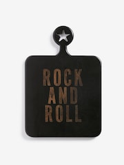 Rockett St George Black Rock & Roll Wood Serveboard - Image 2 of 2