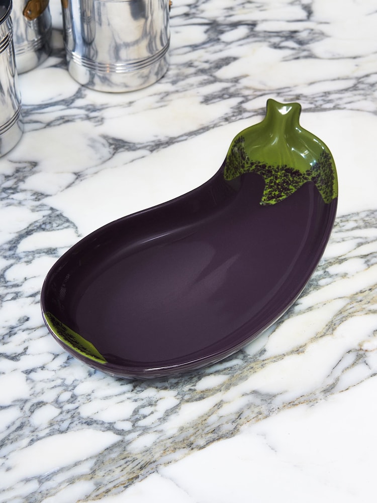 Rockett St George Purple Aubergine Platter - Image 1 of 2