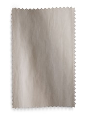Natural Dark Cotton Blackout/Thermal Pencil Pleat Curtains - Image 8 of 9