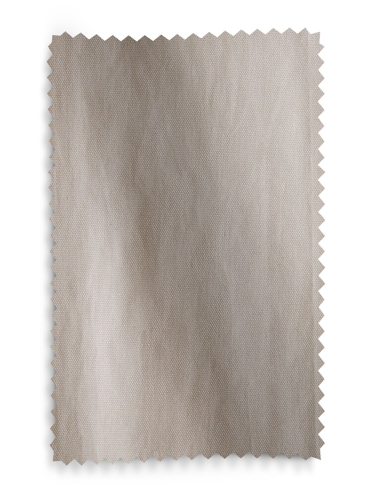 Natural Dark Cotton Blackout/Thermal Pencil Pleat Curtains - Image 9 of 9