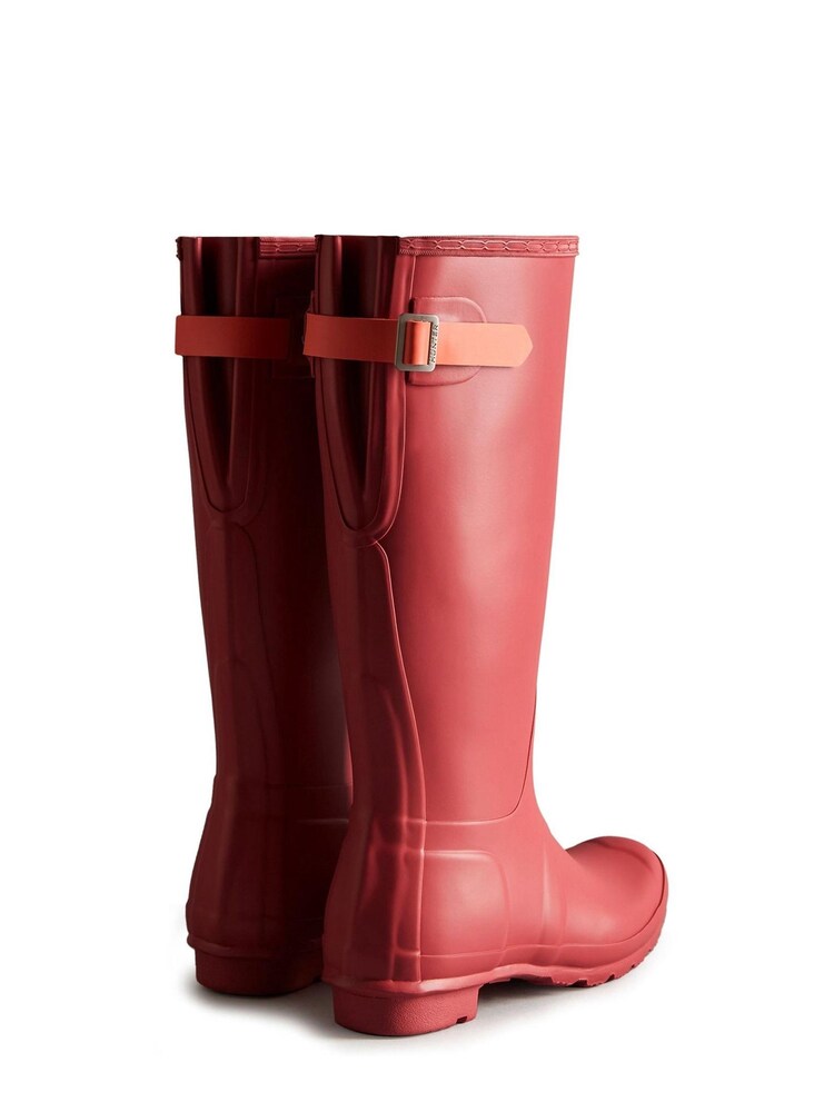 Hunter Red Original Tall Back Adjustable Wellies - Image 2 of 4