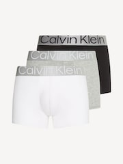 Calvin Klein Grey Steel Boxers 3 Pack - Image 1 of 3