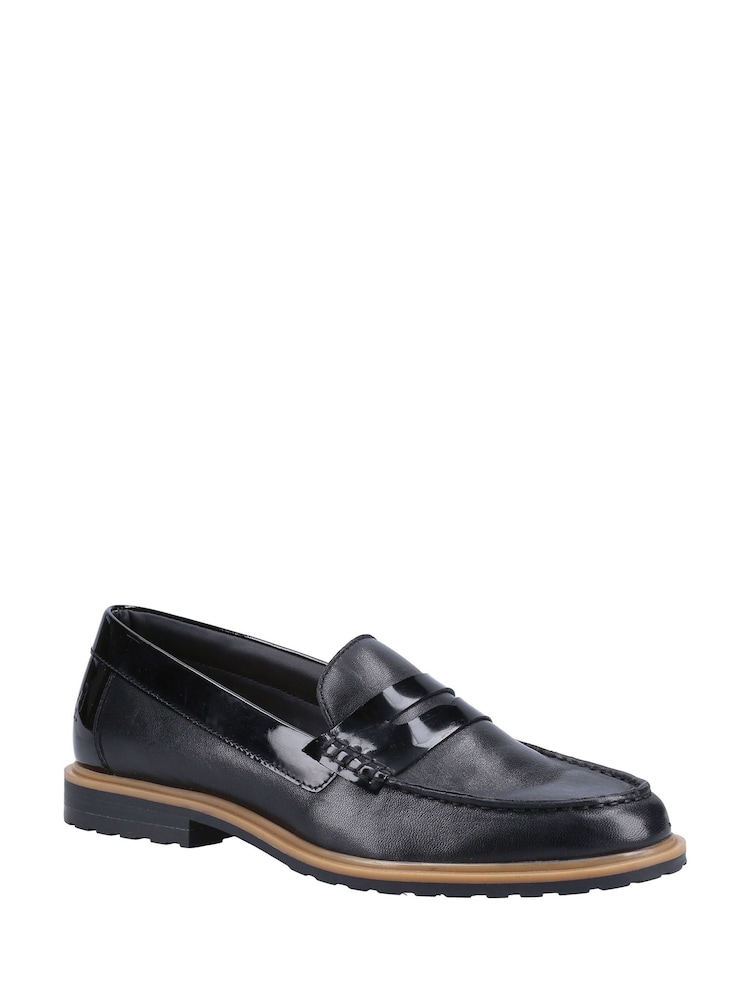 Schwarz - Hush Puppies Verity Leather Shoes - Bild 2 von 4